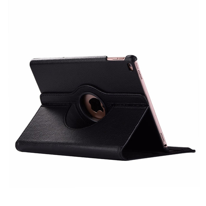 Funda de cuero con rotación horizontal de 360 grados y textura de Litchi para iPad Mini 2019, con soporte y función de suspensión/activación