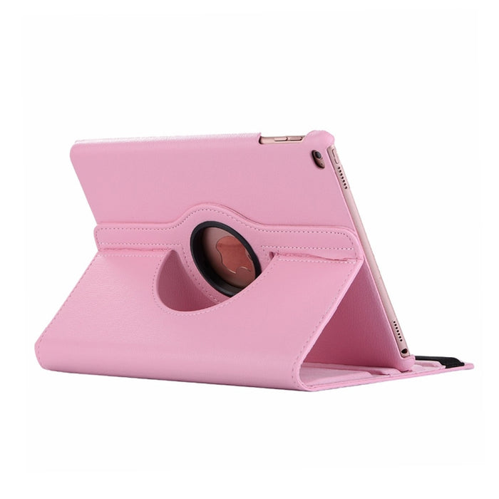 Funda de cuero con rotación horizontal de 360 grados y textura de Litchi para iPad Mini 2019, con soporte y función de suspensión/activación