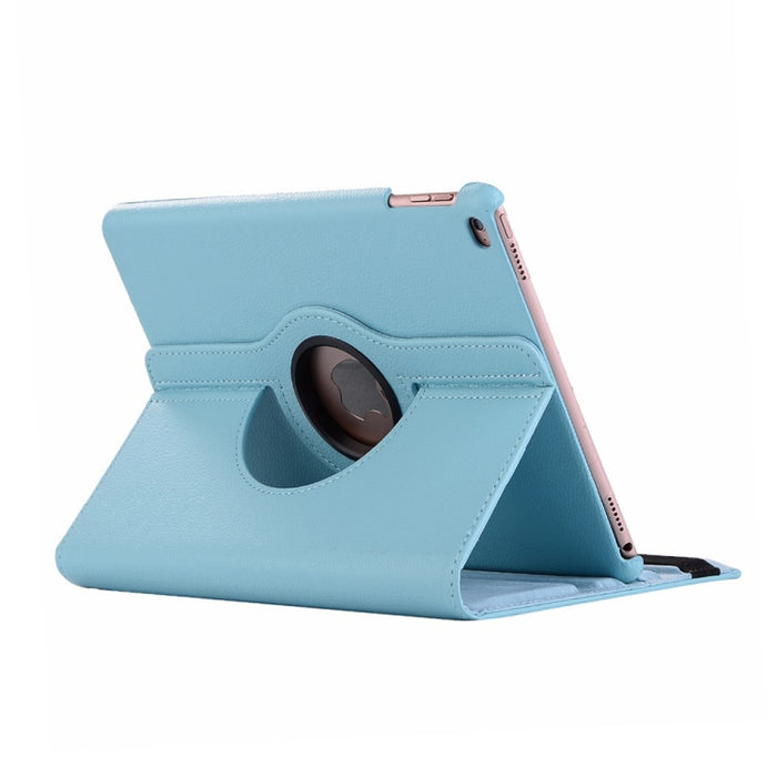 Funda de cuero con rotación horizontal de 360 grados y textura de Litchi para iPad Mini 2019, con soporte y función de suspensión/activación