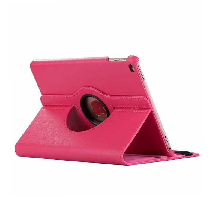 Funda de cuero con rotación horizontal de 360 grados y textura de Litchi para iPad Mini 2019, con soporte y función de suspensión/activación