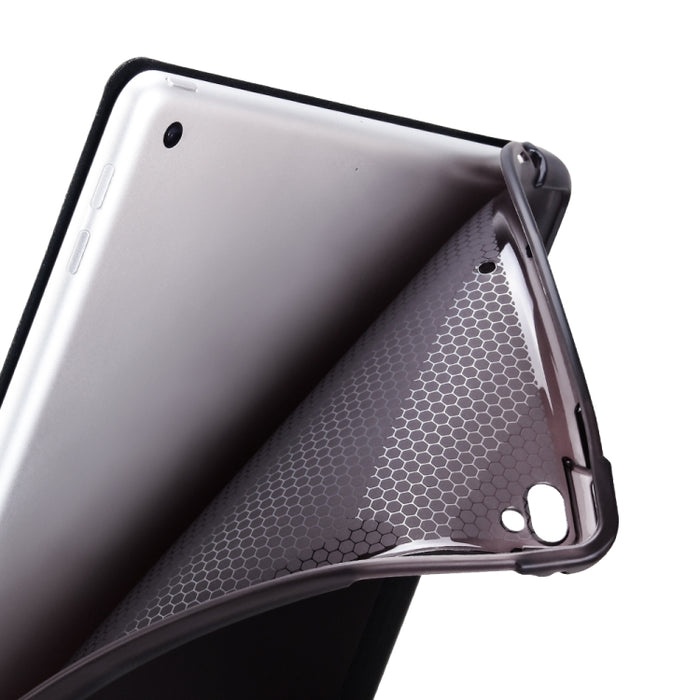 Funda protectora de TPU plegable a prueba de golpes para iPad 9.7 (2018) / 9.7 (2017) / air / air2, con soporte y ranura para bolígrafo
