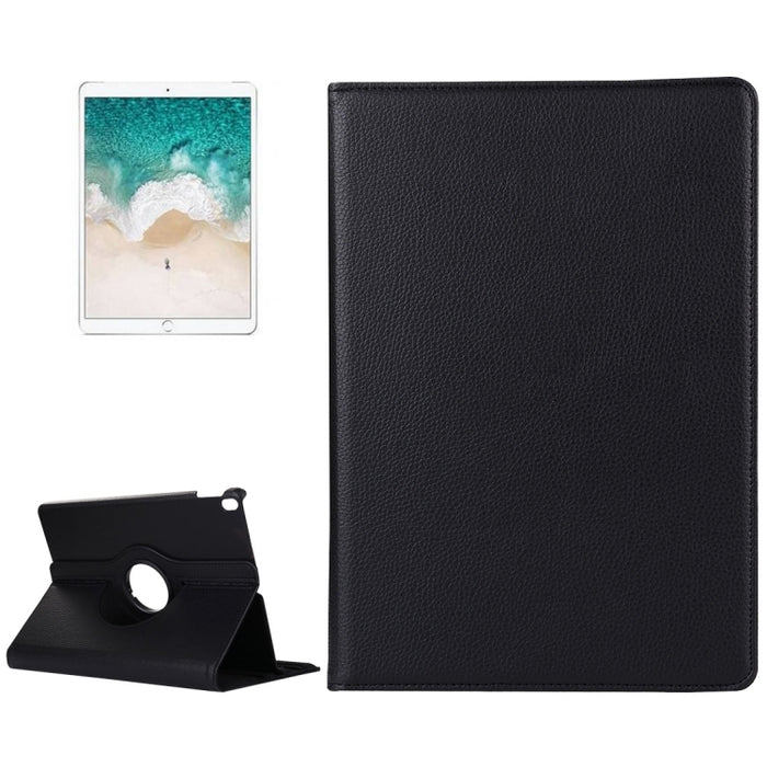 Litchi Texture Funda protectora de cuero con tapa horizontal multifunción con giro de 360 grados y soporte para iPad Pro de 10,5 pulgadas / iPad Air (2019)