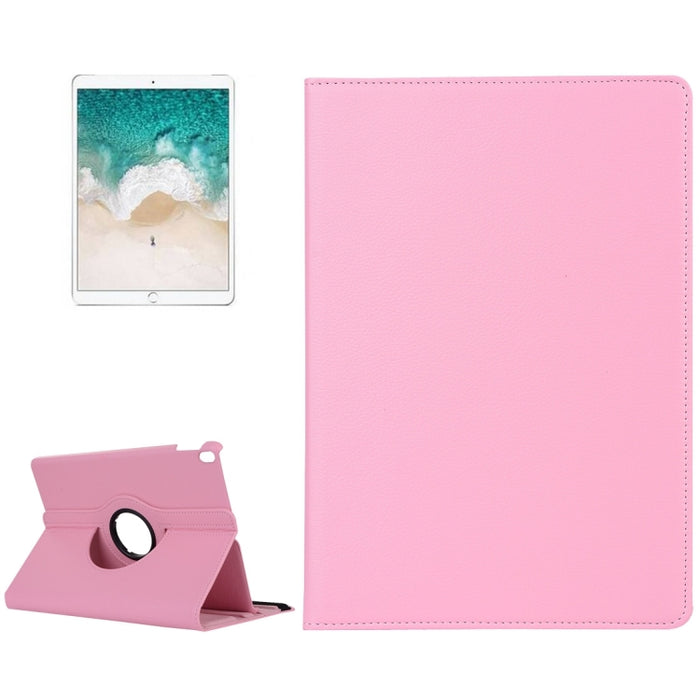 Litchi Texture Funda protectora de cuero con tapa horizontal multifunción con giro de 360 grados y soporte para iPad Pro de 10,5 pulgadas / iPad Air (2019)