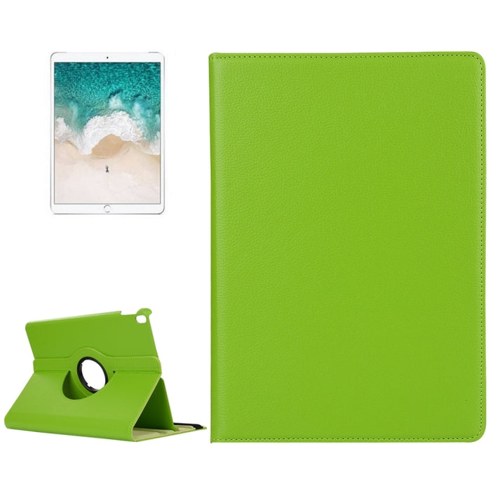 Litchi Texture Funda protectora de cuero con tapa horizontal multifunción con giro de 360 grados y soporte para iPad Pro de 10,5 pulgadas / iPad Air (2019)