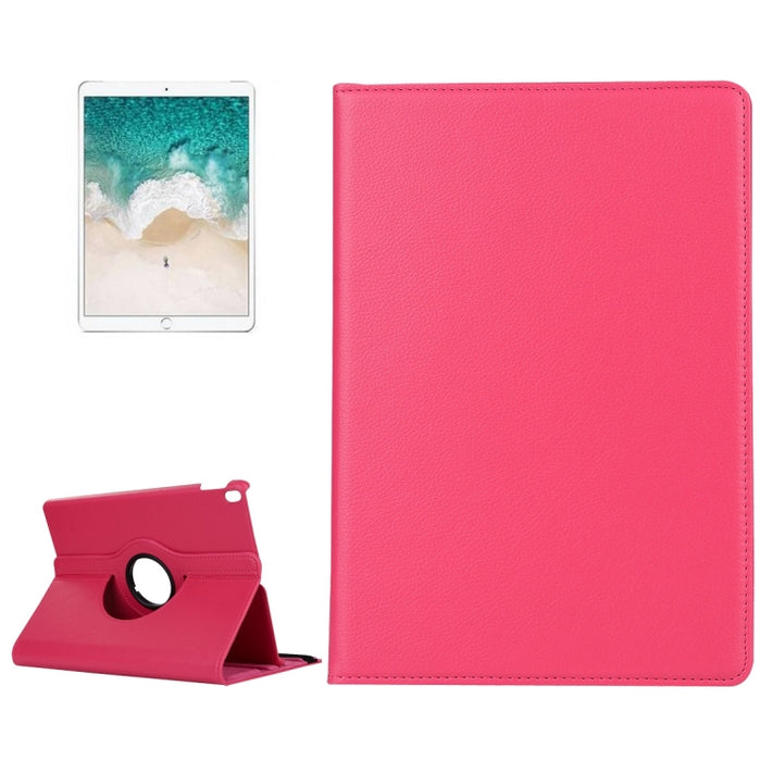 Litchi Texture Funda protectora de cuero con tapa horizontal multifunción con giro de 360 grados y soporte para iPad Pro de 10,5 pulgadas / iPad Air (2019)