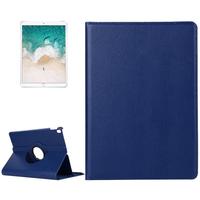Litchi Texture Funda protectora de cuero con tapa horizontal multifunción con giro de 360 grados y soporte para iPad Pro de 10,5 pulgadas / iPad Air (2019)