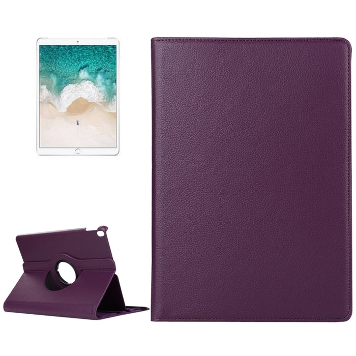 Litchi Texture Funda protectora de cuero con tapa horizontal multifunción con giro de 360 grados y soporte para iPad Pro de 10,5 pulgadas / iPad Air (2019)