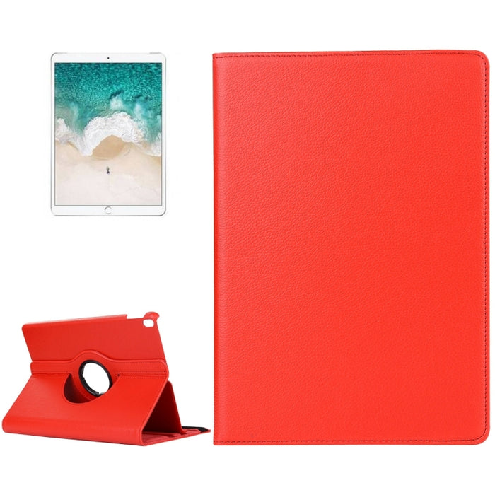 Litchi Texture Funda protectora de cuero con tapa horizontal multifunción con giro de 360 grados y soporte para iPad Pro de 10,5 pulgadas / iPad Air (2019)