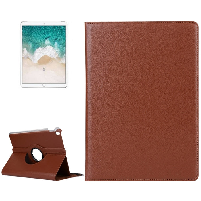 Litchi Texture Funda protectora de cuero con tapa horizontal multifunción con giro de 360 grados y soporte para iPad Pro de 10,5 pulgadas / iPad Air (2019)