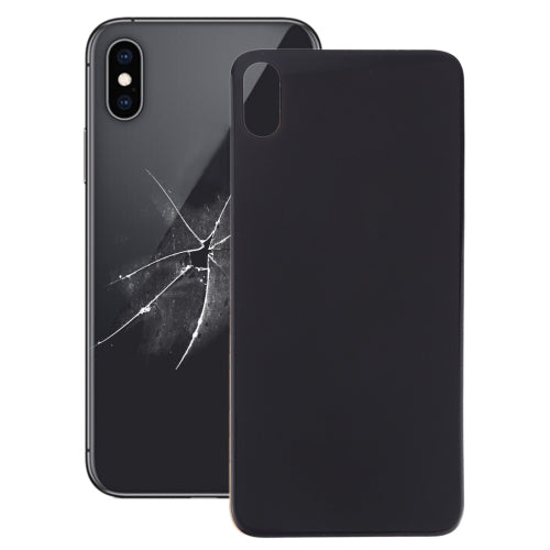 Tapa trasera de cristal con orificio para cámara grande de fácil reemplazo con adhesivo para iPhone X, For iPhone X (No Disassemble), For iPhone X (Not Disassemble)