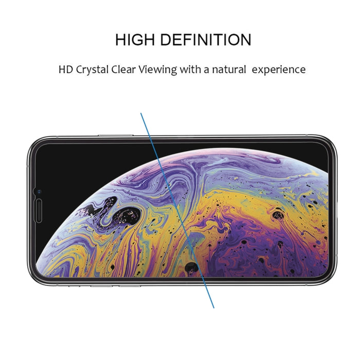 Para iPhone X/XS 9H 10D Protector de pantalla de vidrio templado de pantalla completa