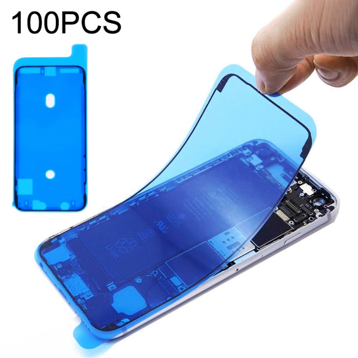100 pegatinas adhesivas impermeables con marco LCD y bisel para iPhone X, 100 PCS for iPhone X