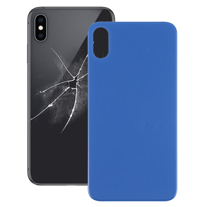 Cubierta trasera de batería de vidrio con orificio grande para cámara de fácil reemplazo para iPhone X / XS, For iPhone X / XS (Not Disassemble)