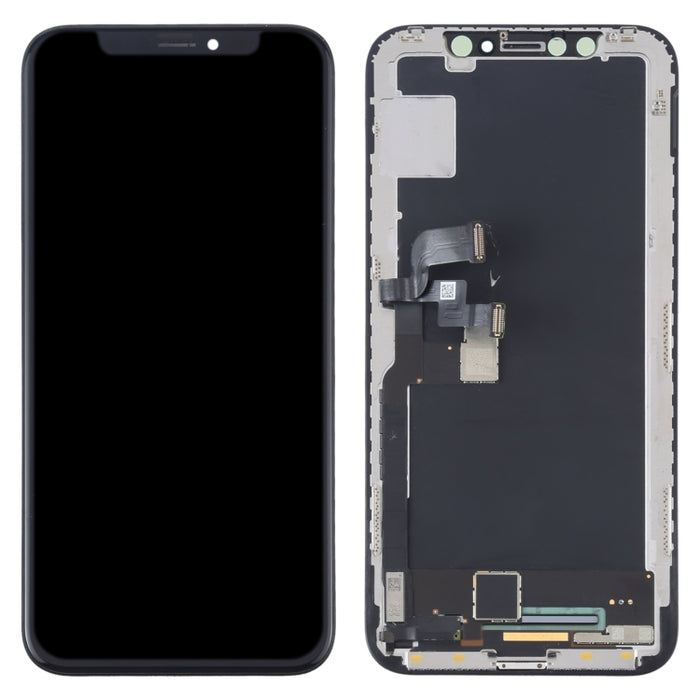 Pantalla LCD de material OLED original y ensamblaje completo del digitalizador para iPhone X, For iPhone X (Original)