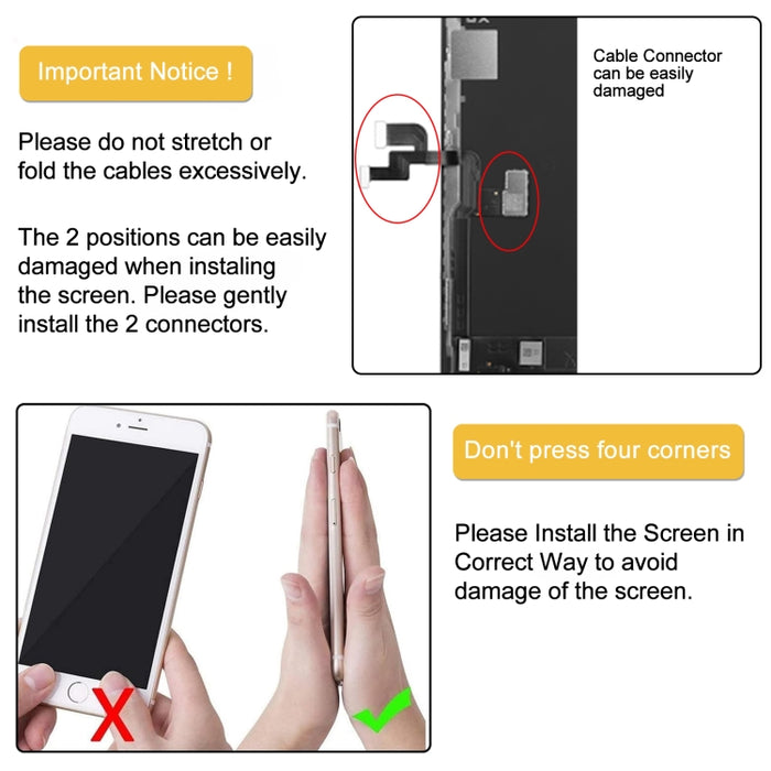 Pantalla LCD de material GX OLED y ensamblaje completo del digitalizador para iPhone X, For iPhone X