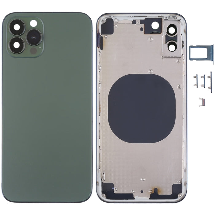 Cubierta de carcasa trasera con apariencia de imitación de iP13 Pro para iPhone X, for iPhone X(Green)