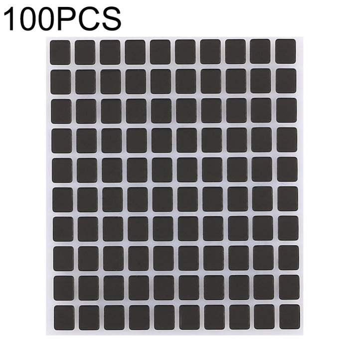 100 pegatinas negras para pantalla de visualización para iPhone X, For iPhone X(100 PCS)