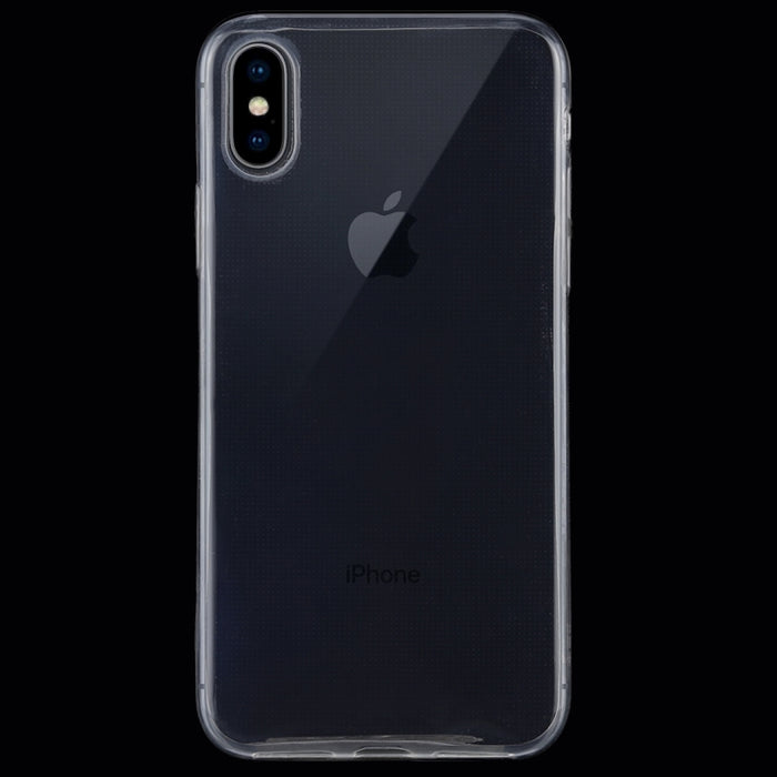 Para iPhone X / XS TPU Funda transparente ultrafina