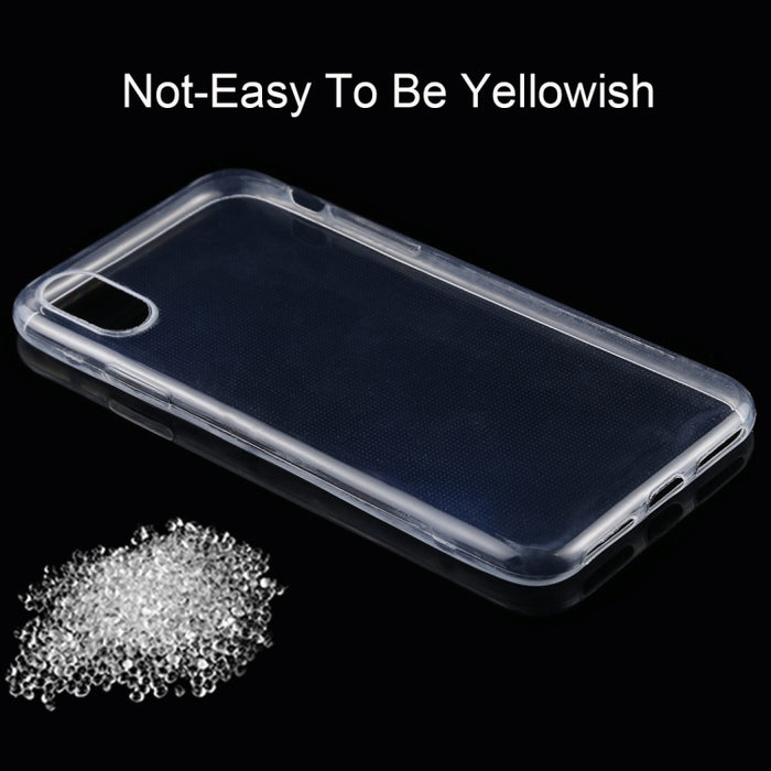 Para iPhone X / XS TPU Funda transparente ultrafina