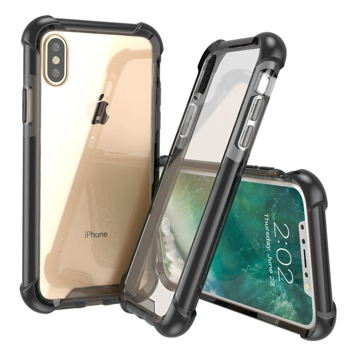 Para iPhone X / XS PC + TPU Funda protectora trasera a prueba de caídas