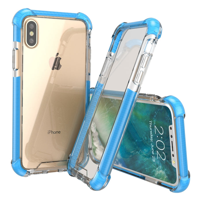 Para iPhone X / XS PC + TPU Funda protectora trasera a prueba de caídas