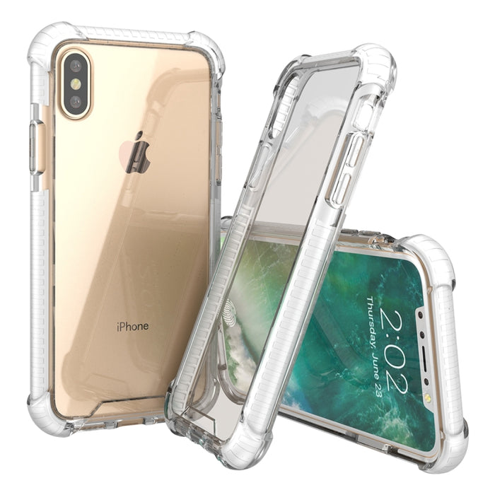 Para iPhone X / XS PC + TPU Funda protectora trasera a prueba de caídas