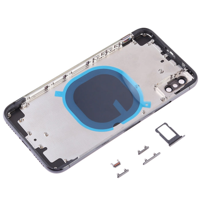 Cubierta trasera con bandeja para tarjeta SIM y teclas laterales para iPhone X, For iPhone X(with SIM Card Tray), For iPhone X (Camera Lens+Side Keys), For iPhone X with Side keys, For iPhone X with Camera Lens