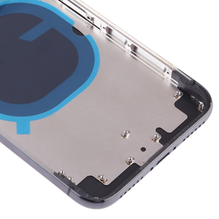 Cubierta trasera con bandeja para tarjeta SIM y teclas laterales para iPhone X, For iPhone X(with SIM Card Tray), For iPhone X (Camera Lens+Side Keys), For iPhone X with Side keys, For iPhone X with Camera Lens