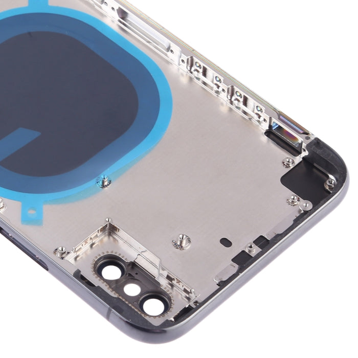 Cubierta trasera con bandeja para tarjeta SIM y teclas laterales para iPhone X, For iPhone X(with SIM Card Tray), For iPhone X (Camera Lens+Side Keys), For iPhone X with Side keys, For iPhone X with Camera Lens