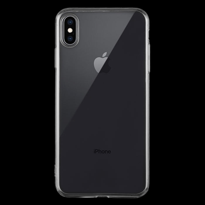 Para iPhone XS Funda transparente ultrafina de TPU de 0,75 mm