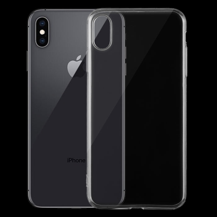 Para iPhone XS Funda transparente ultrafina de TPU de 0,75 mm