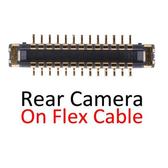 Conector FPC de cámara trasera en cable flexible para iPhone X, For iPhone X