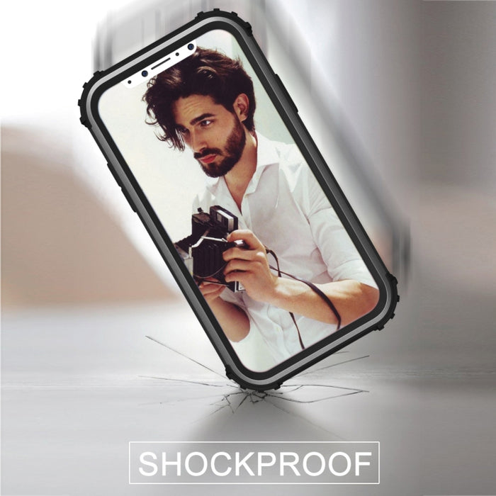 Para iPhone X / XS Diamond Series Galvanoplastia PC + Funda protectora de silicona