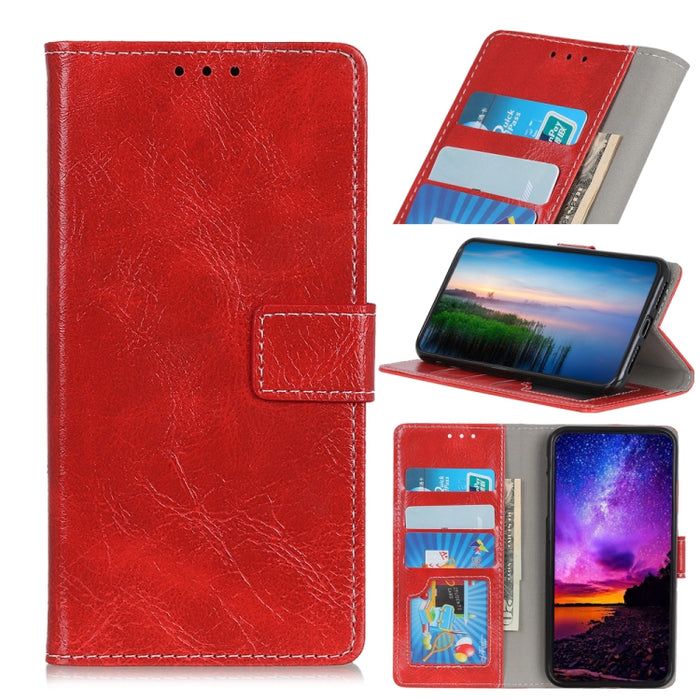 Para iPhone 11 Pro Funda de cuero con tapa horizontal con textura Retro Crazy Horse, con soporte, ranuras para tarjetas, marco de fotos y billetera