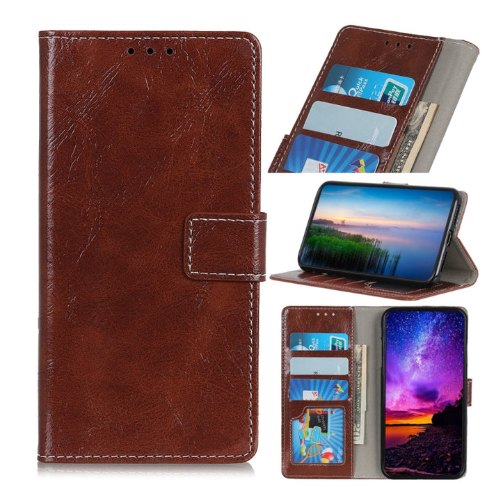 Para iPhone 11 Pro Funda de cuero con tapa horizontal con textura Retro Crazy Horse, con soporte, ranuras para tarjetas, marco de fotos y billetera