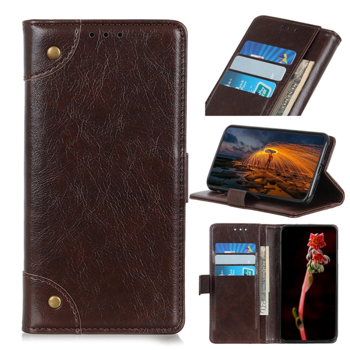 Para iPhone 11 Pro Funda de cuero con tapa horizontal con textura de napa y hebilla de cobre, con soporte, ranuras para tarjetas y billetera