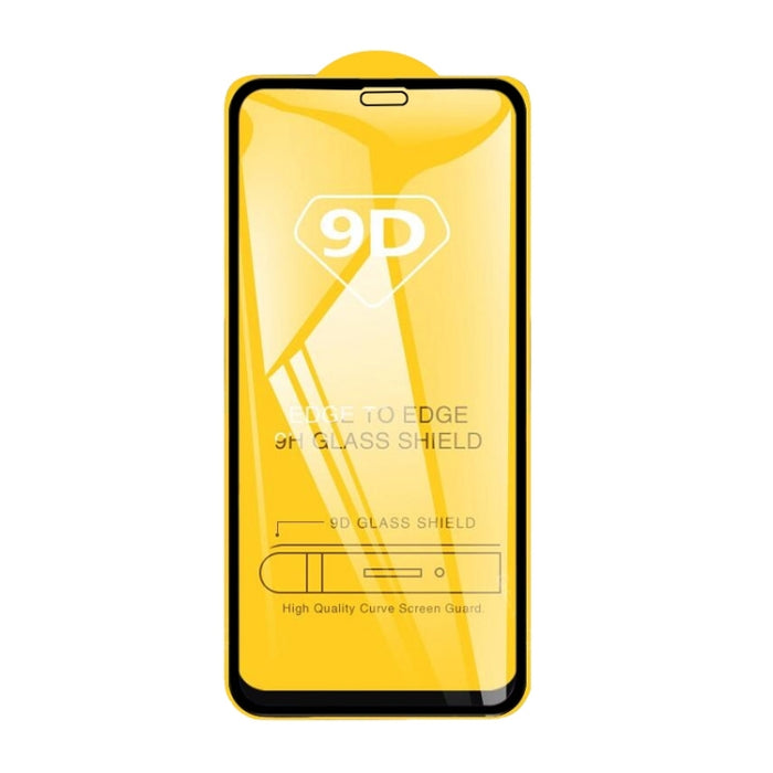 Para iPhone 11 Pro / XS / X 25 piezas 9H 9D Protector de pantalla de vidrio templado de pantalla completa
