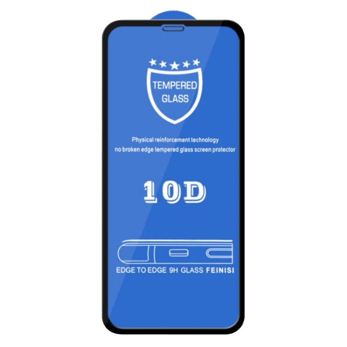 Para iPhone 11 Pro / XS / X 9H 10D Protector de pantalla de vidrio templado de pantalla completa