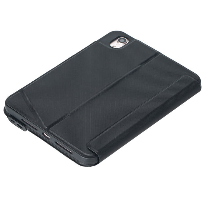 T06-AS para iPad mini6 Funda de cuero con teclado Bluetooth tipo dividido con retroiluminación táctil
