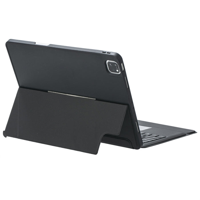 T129-AS para iPad Pro 12,9 2022/2021/2020/2018 Funda de cuero con teclado Bluetooth tipo dividido con retroiluminación táctil