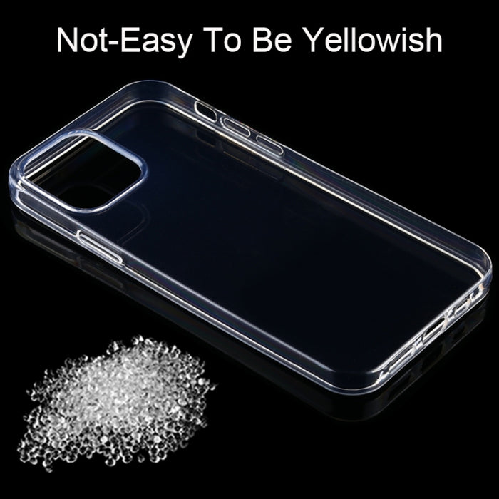 Para iPhone 12/12 Pro Funda protectora de TPU transparente ultrafina de 0,75 mm