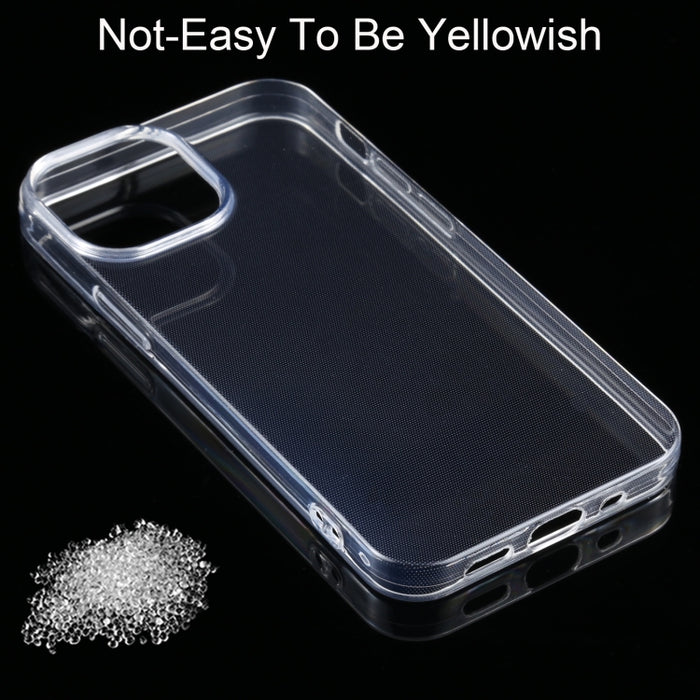 Para iPhone 13 Funda protectora suave de TPU transparente ultrafina de 0,75 mm