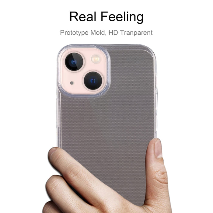 Para iPhone 13 mini 0,75 mm Funda protectora suave de TPU transparente ultrafina