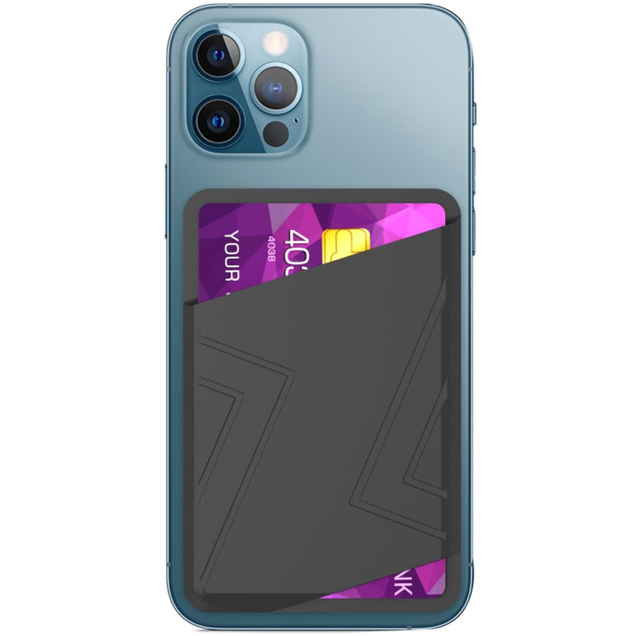 Para iPhone 13 Series / iPhone 12 Series Funda de silicona tipo billetera con tarjetero Magsafing