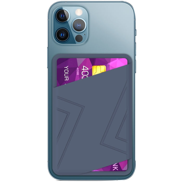 Para iPhone 13 Series / iPhone 12 Series Funda de silicona tipo billetera con tarjetero Magsafing