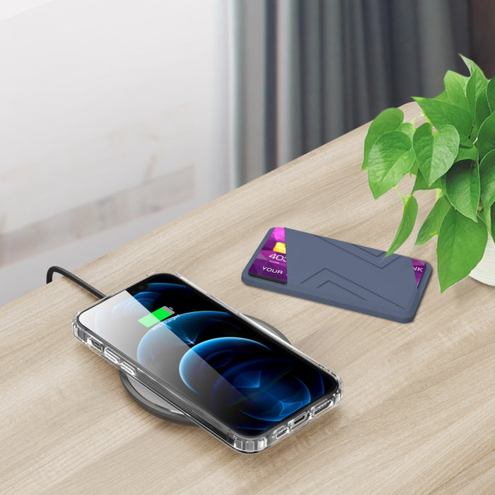 Para iPhone 13 Series / iPhone 12 Series Funda de silicona tipo billetera con tarjetero Magsafing