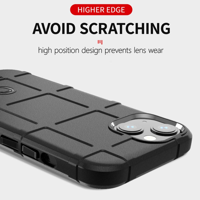 Para iPhone 13 Rugged Shield Funda de TPU a prueba de golpes de cobertura total