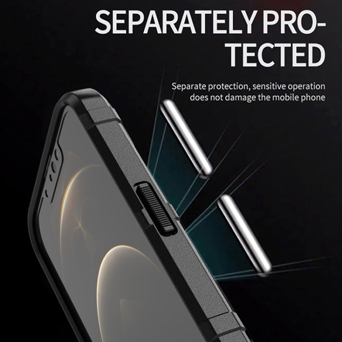 Para iPhone 13 Rugged Shield Funda de TPU a prueba de golpes de cobertura total