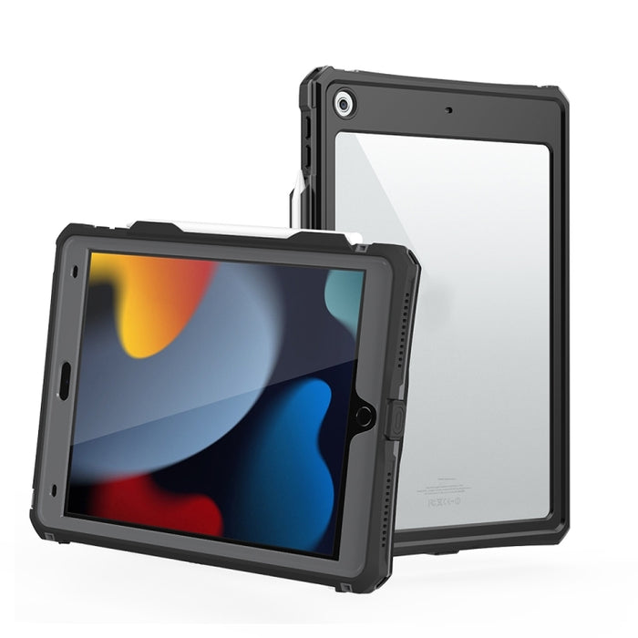 Para iPad 10.2 2021 RedPepper Funda protectora para tableta PC + PET + TPU impermeable a prueba de golpes