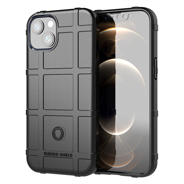 Para iPhone 13 mini Rugged Shield Funda de TPU a prueba de golpes de cobertura total